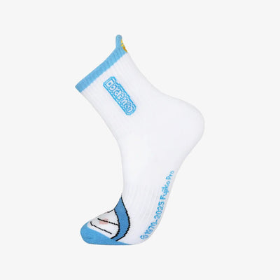 Victor USA Victor x Doraemon Junior Sport Socks SK517DRM (Deep Sky Blue)(Vibrant Yellow) - B&T Racket