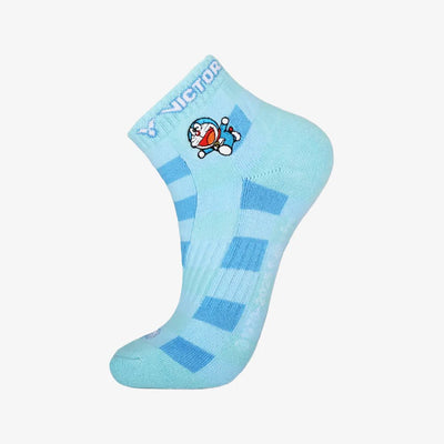 Victor USA Victor x Doraemon Sport Socks SK514DRM - M (Light Blue) - B&T Racket