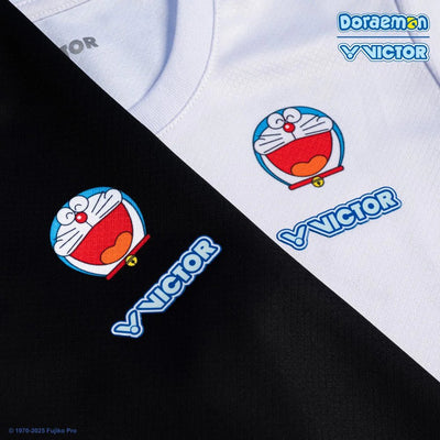 Victor USA Victor x Doraemon Unisex T-Shirt T - 504DRM - A (Black) - B&T Racket