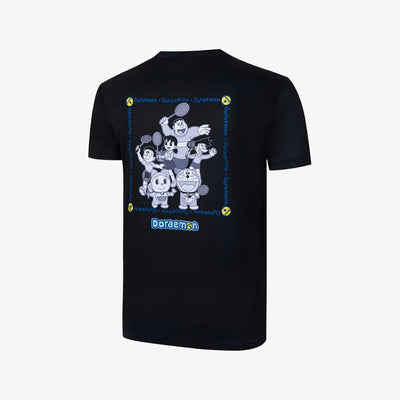 Victor USA Victor x Doraemon Unisex T-Shirt T - 504DRM - A (Black) - B&T Racket