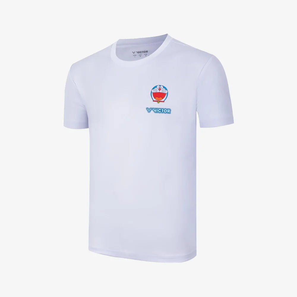 Victor USA Victor x Doraemon Unisex T-Shirt T - 504DRM - A (White) - B&T Racket