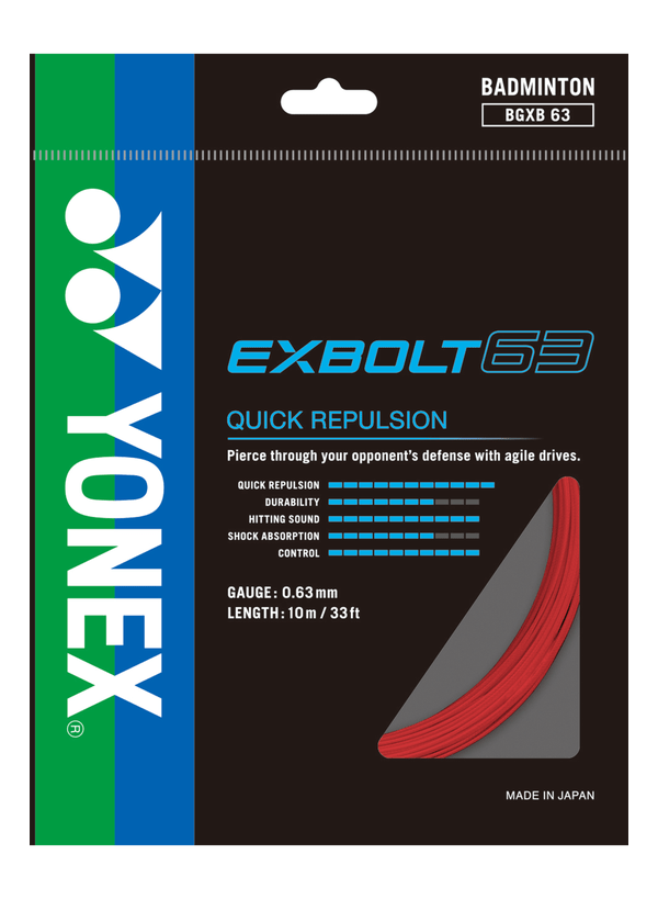 Yonex USA EXBOLT 63 - B&T Racket