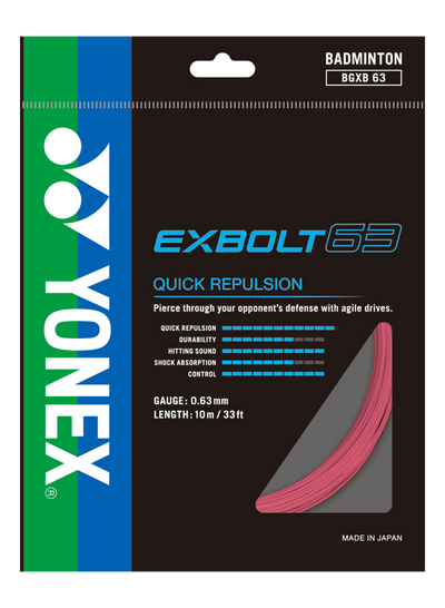 Yonex USA EXBOLT 63 - B&T Racket