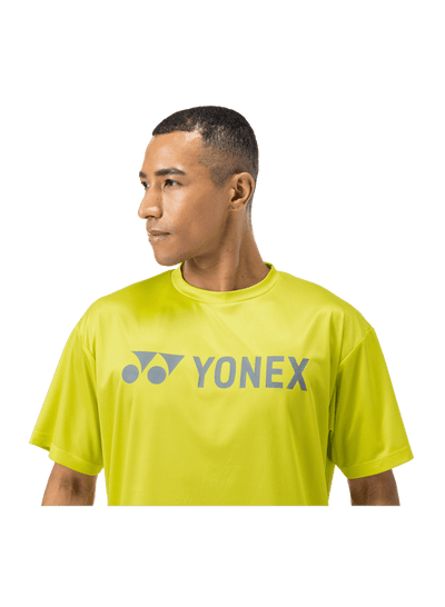 Yonex USA Yonex Practice UNISEX T - SHIRT Shirt - YM0046 - Lime Yellow - B&T Racket