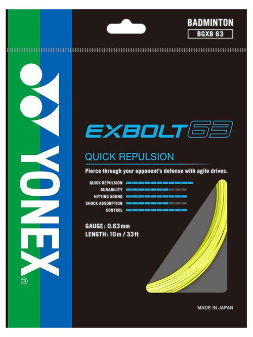 Yonex USA EXBOLT 63 - B&T Racket