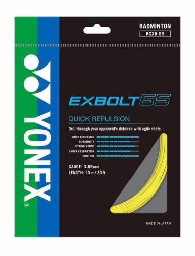 Yonex USA EXBOLT 65 - B&T Racket
