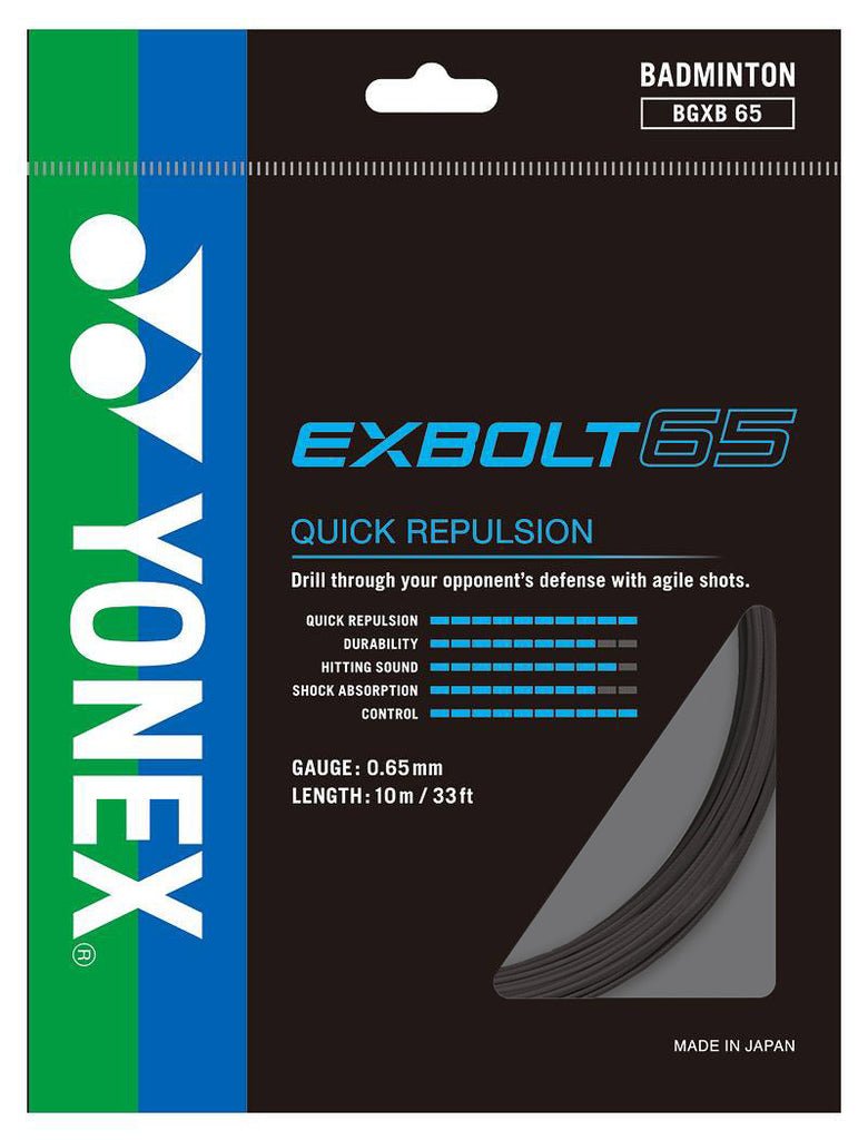 Yonex USA EXBOLT 65 - B&T Racket