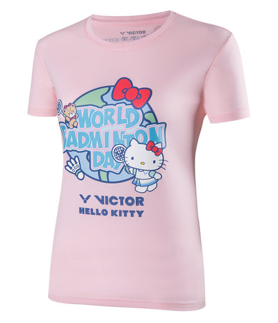 Victor USA Victor Hello Kitty T-Shirt T-KT301 I (Pink) - B&T Racket