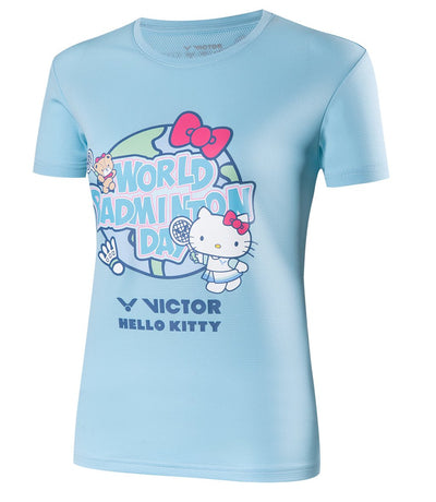 Victor USA Victor Hello Kitty T-Shirt T-KT301M (Blue) - B&T Racket