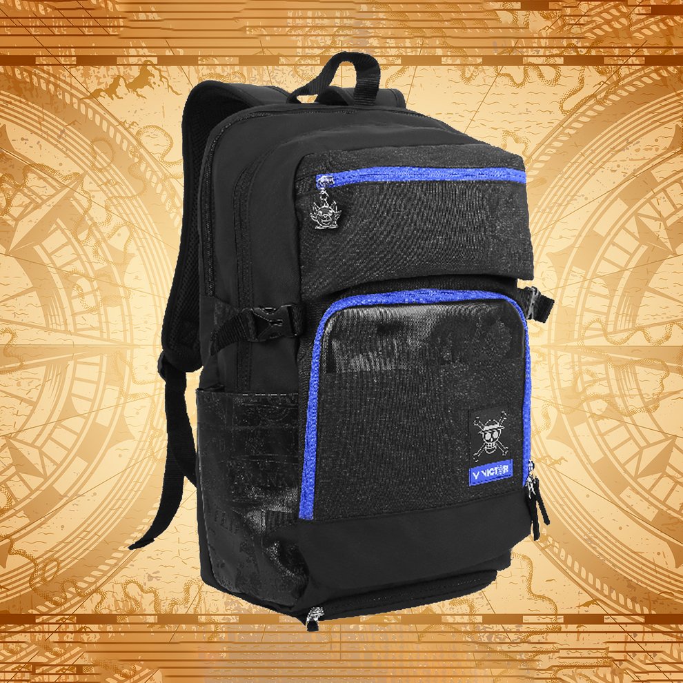 Victor USA Victor x ONE PIECE Backpack - Black - B&T Racket