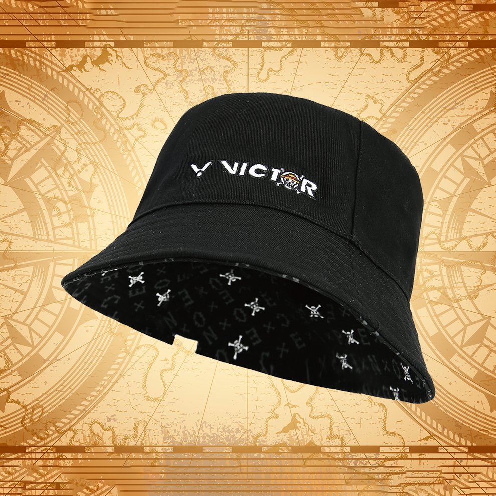 Victor USA Victor x ONE PIECE Bucket Hat - Black - B&T Racket