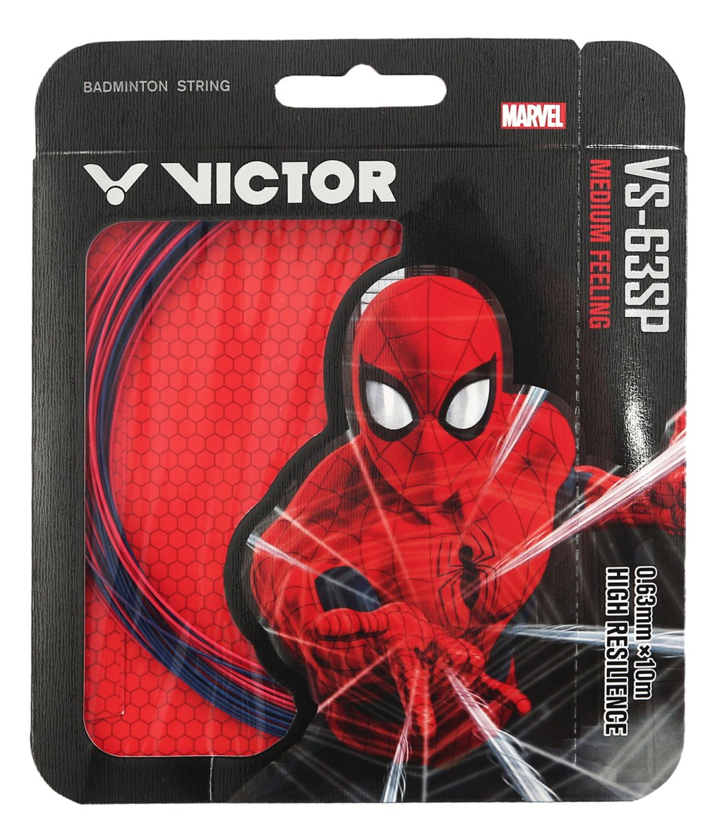 Victor USA VICTOR X SPIDER-MAN Limited Edition Badminton Racket Set - B&T Racket