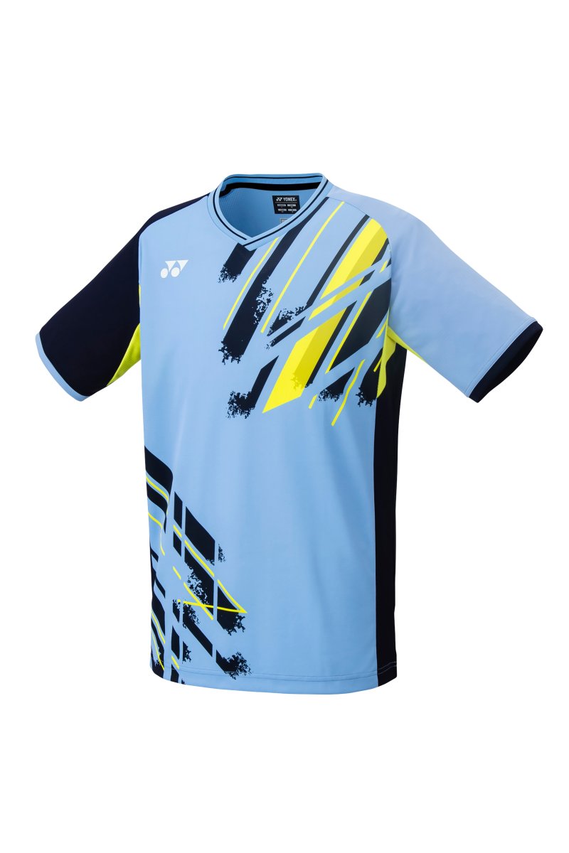 Yonex USA Yonex Men's Badminton T-Shirt 10446EX - Sax - B&T Racket