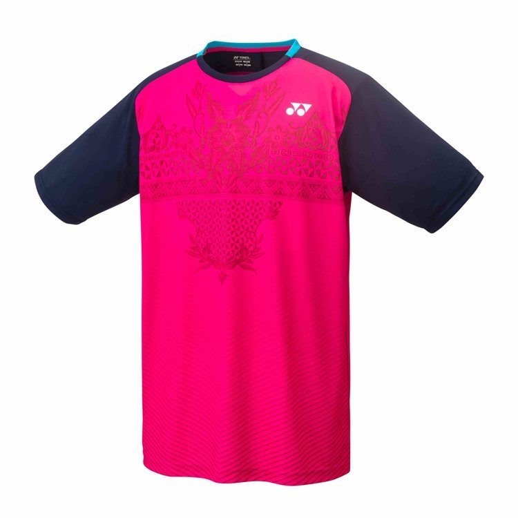 Yonex USA Yonex Men's Badminton T-Shirt 16573EX - Rose Pink - B&T Racket