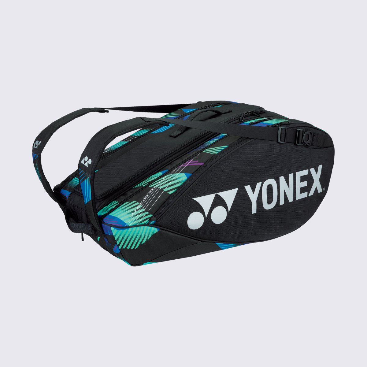Yonex USA YONEX Pro Racket Bag (9pc) - Green/Purple BA92229EX - B&T Racket