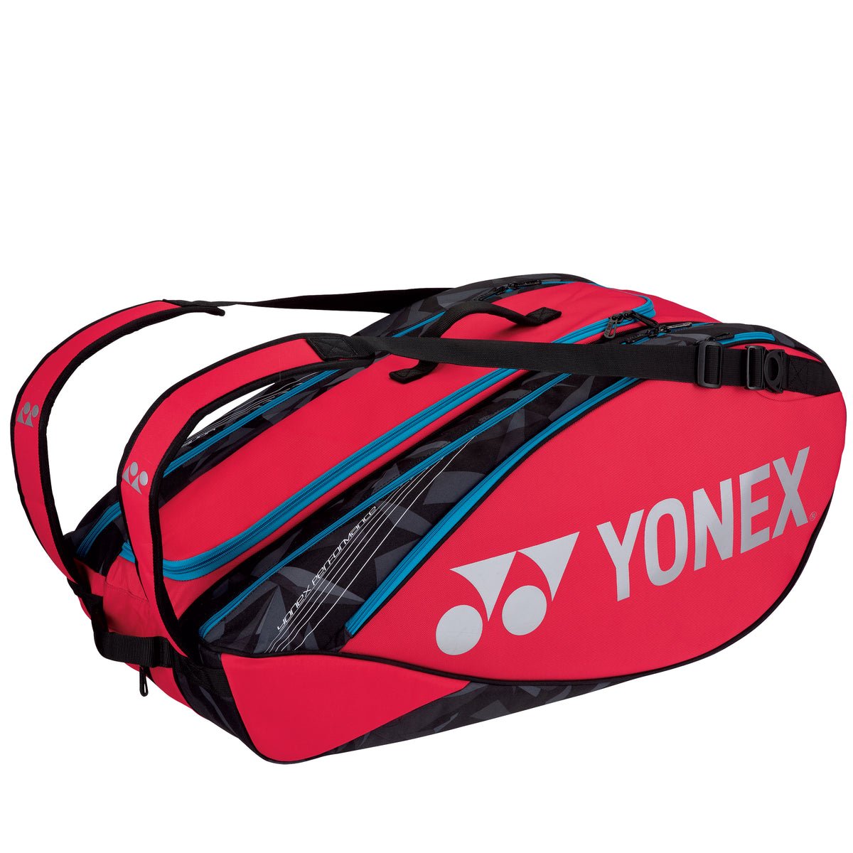 Yonex USA YONEX Pro Racket Bag (9pc) -Scarlet BA92229EX - B&T Racket