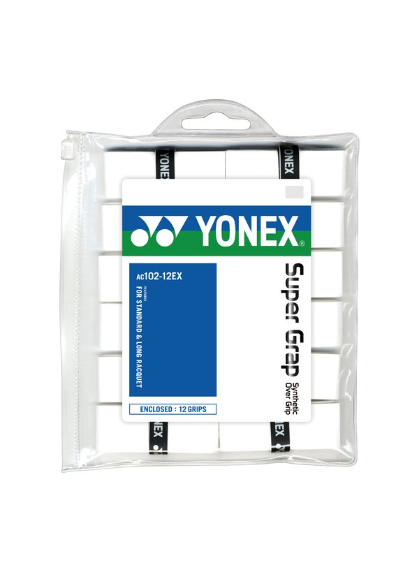 Yonex USA Yonex Super Grap Overgrip 12 Pack - AC102-12EX - B&T Racket