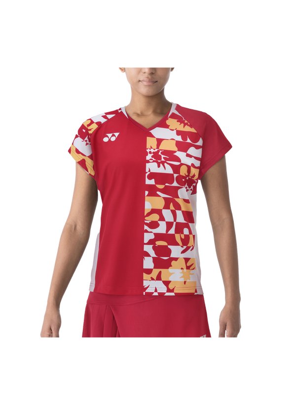 Yonex USA Yonex Tournament Women's Crew Neck Shirt 20702RDR - B&T Racket